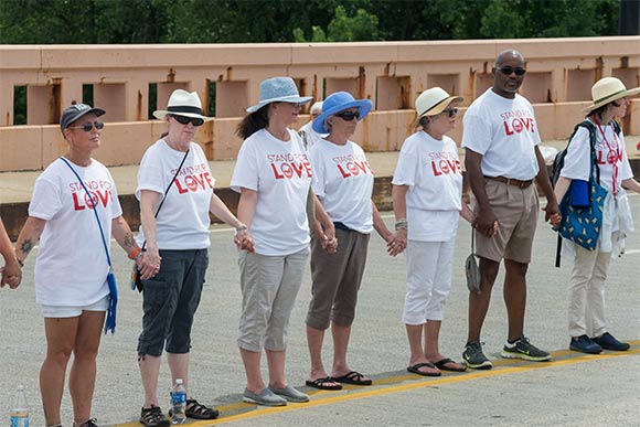 Circle the City with Love movement last July