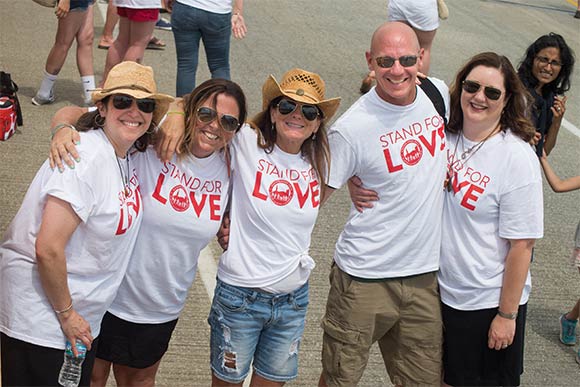 Circle the City with Love movement last July