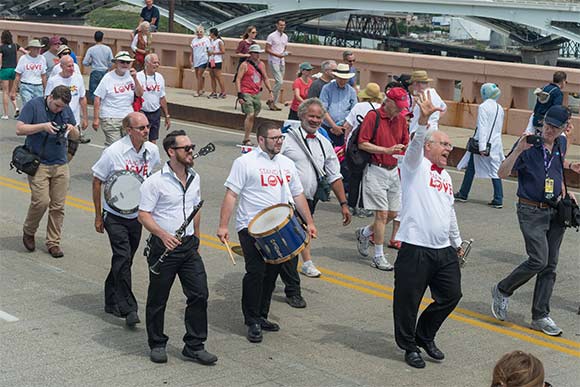 Circle the City with Love movement last July