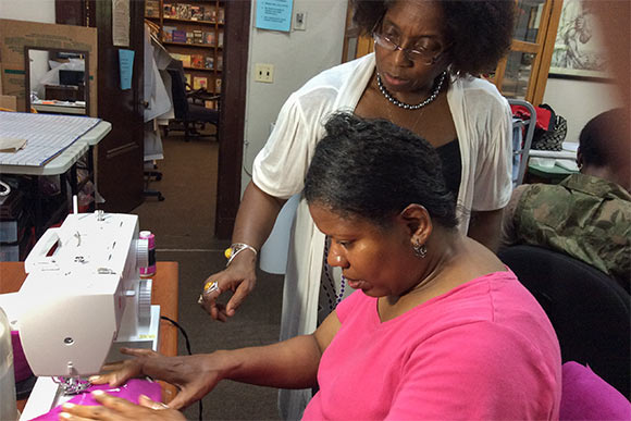 Black Butterflies teaches women how to create and sell garments as they are recovering from trauma associated with substance addiction, homelessness and various mental health stressors.