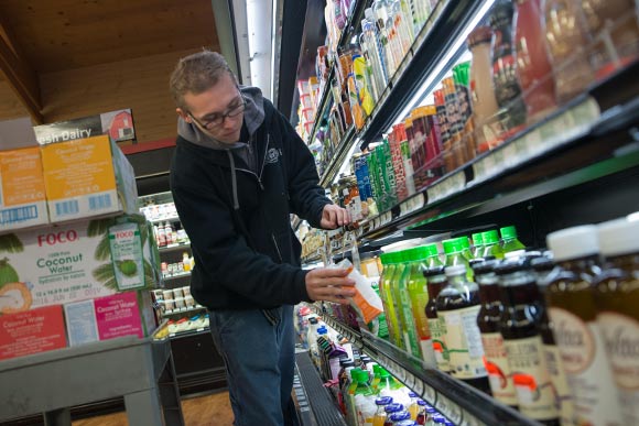 Adrian V. a trainee trainee in the Vocational Training Center program