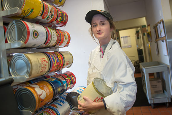 Alison Cseh a trainee in the Vocational Training Center program at Cornucopia