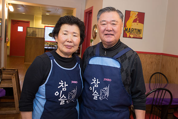 Owners Jin and Bok Hu of Seoul Hot Pot
