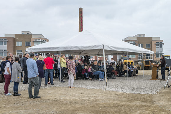 W. 73rd St underpass grand opening