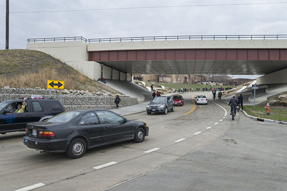 W. 73rd St underpass grand opening