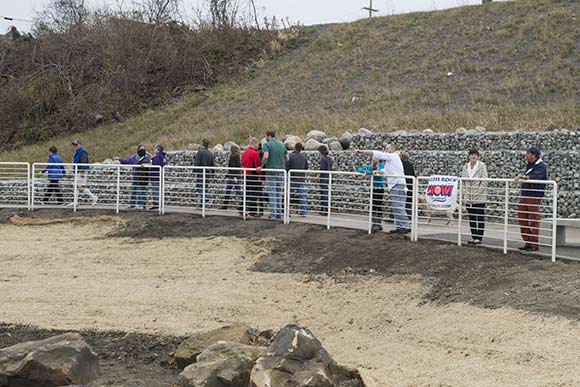 W. 73rd St underpass grand opening