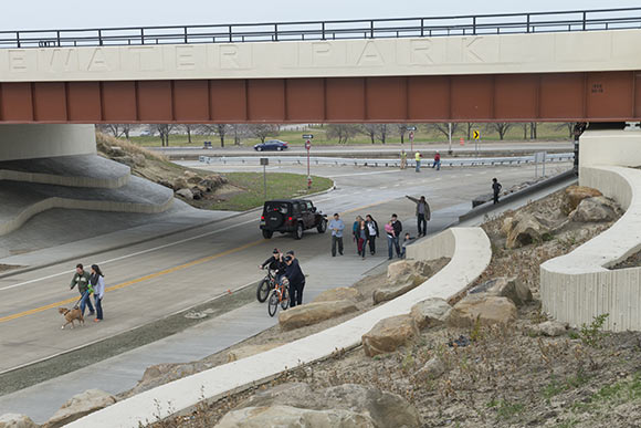 W. 73rd St underpass grand opening
