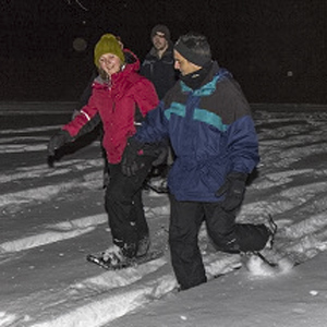 <span class="content-image-text">Night snowshoeing</span>