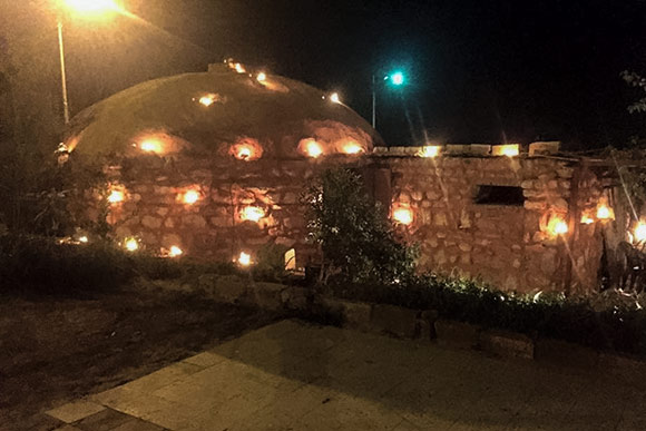 The home Lindsay stayed at in Little Petra