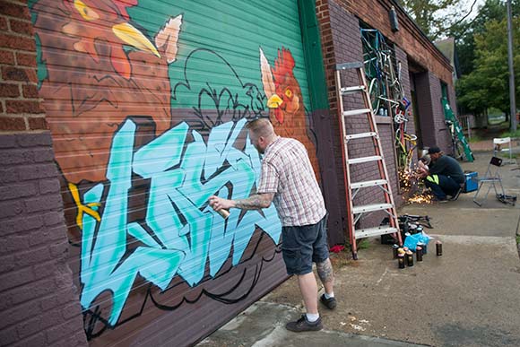 Graffiti Garages at Spang Mountain