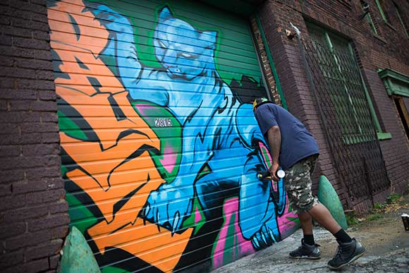 Graffiti Garages at Spang Mountain