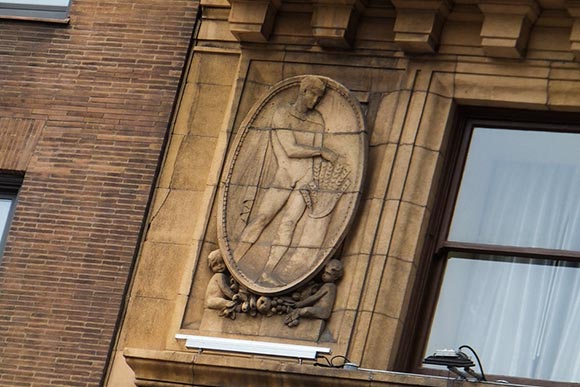 The National City Bank Building Naked Man