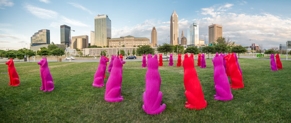 <span class="content-image-text">Cracking Art Group installation around the Great Lakes Science Center</span>