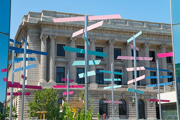 <span class="content-image-text">Sky Blossoms, designed by Stacy Levy, is installed on Mall C Downtown</span>