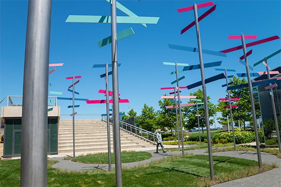 <span class="content-image-text">Sky Blossoms, designed by Stacy Levy, is installed on Mall C Downtown</span>