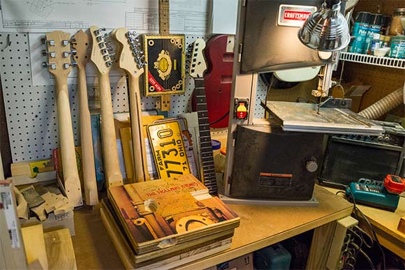 David Lackey's workbench