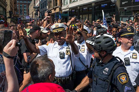 Cleveland Police Chief Calvin Williams in control