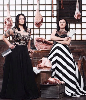 <span class="content-image-text">Penny Barend and Melissa Khoury of Saucisson</span>