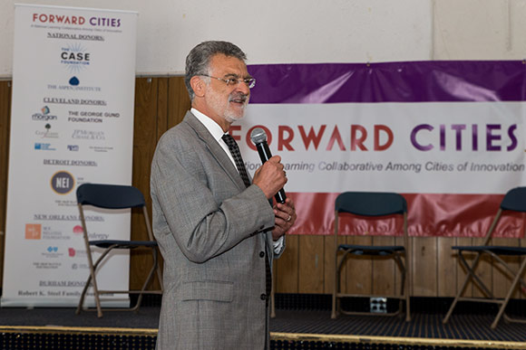 Cleveland Mayor Frank Jackson at the San Lorenzo Social Club
