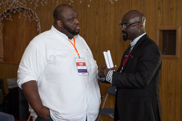 Lunch and Conversation at the San Lorenzo Social Club with neighborhood leaders and entrepreneurs