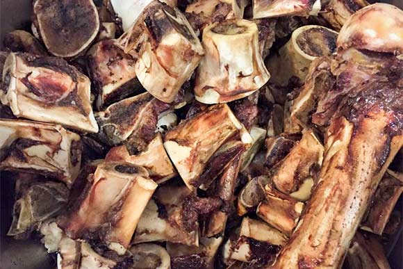 Bone roasting at Erie Bone Broth
