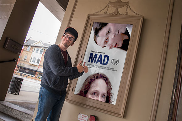 Robert Putka at the Capitol Theater where Mad will premire for CIFF40