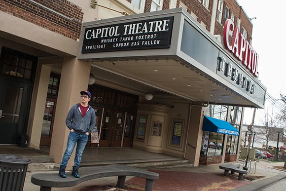 Robert Putka at the Capitol Theater where Mad will premire for CIFF40
