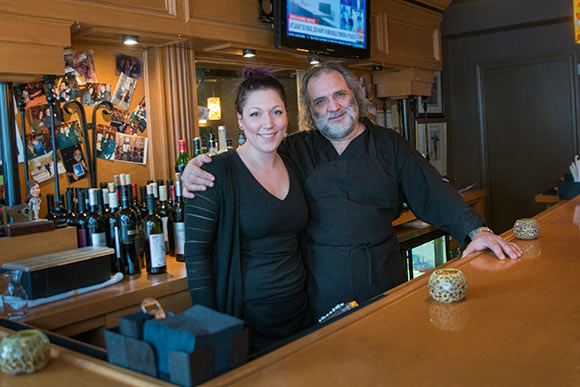 <span class="content-image-text">Valerio Iorio and his daughter Manuela of Valerio’s Ristorante</span>