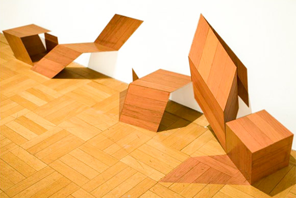 CIA drawing department chair Sarah Kabot - Still; 2010 Printed Vinyl, Matte Board