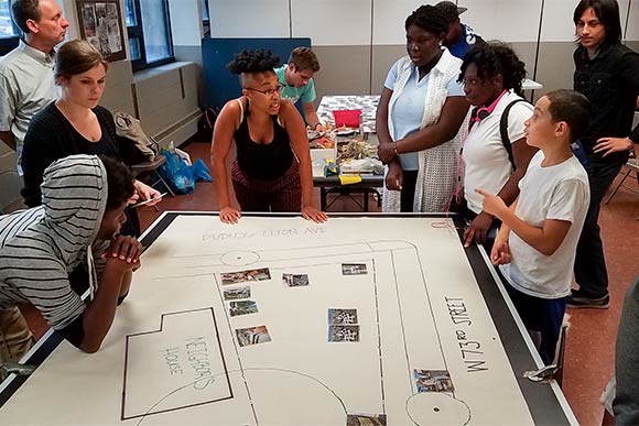 Detroit Shoreway planning meeting