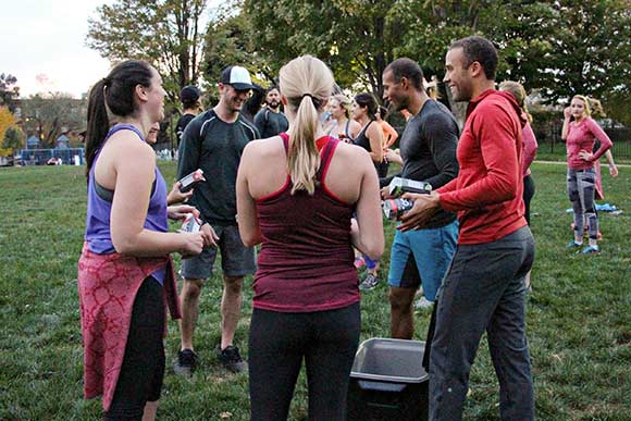 NOOMA brothers at one of RALABALA's Sweat and Feasts