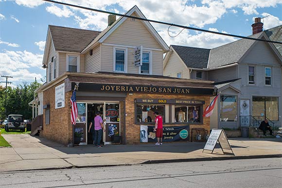 The Old San Juan Jewelers in the West 25th Street Corridor
