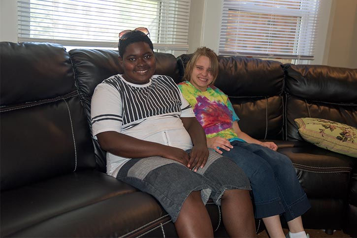 Remi and Ashley at Welcome House