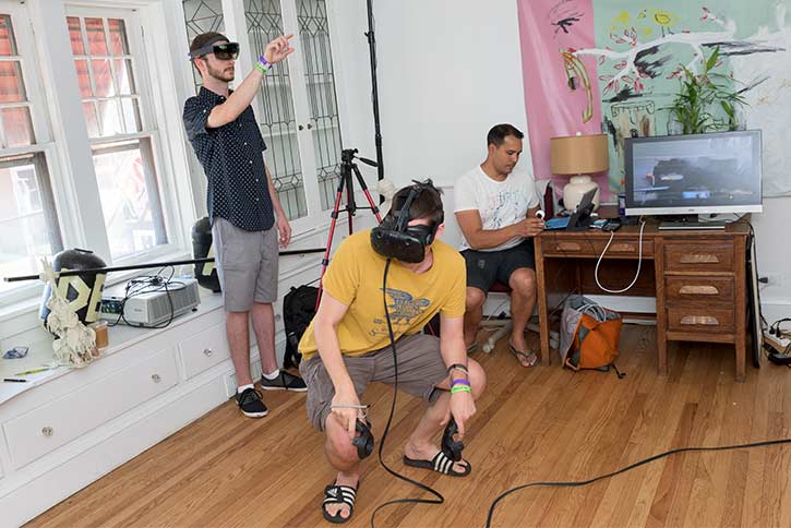 VR fun at Weapons of Mass Creation Fest