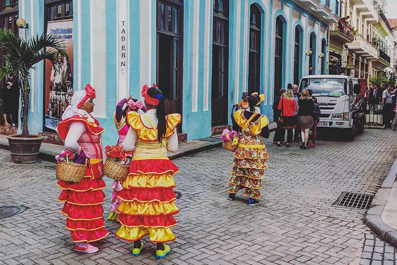 Old Havana traditional clothing