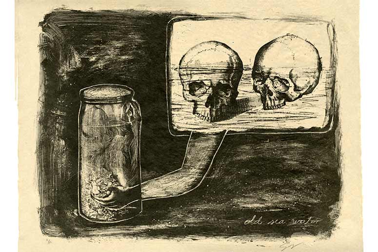 Sandra Ramos “Old Sea Water,” 2017