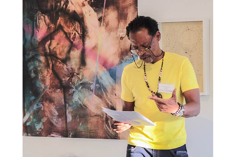 Vince Robinson in Ekphrastasy at Heights Arts