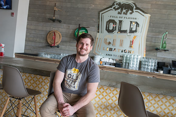 Mike Gulley, co-owner and founder of Old City Libations