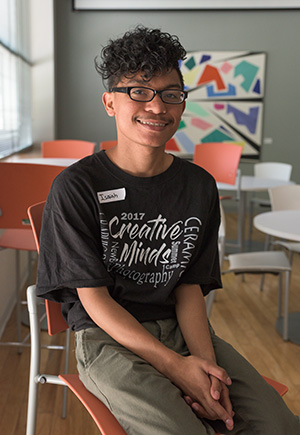 <span class="content-image-text">Creative Minds tech Isaiah Kancler received a scholarship to CIA</span>