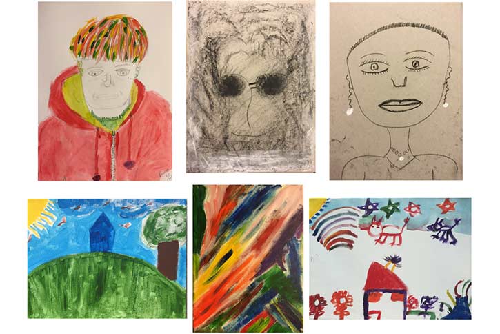 Artworks created by projectFIND participants