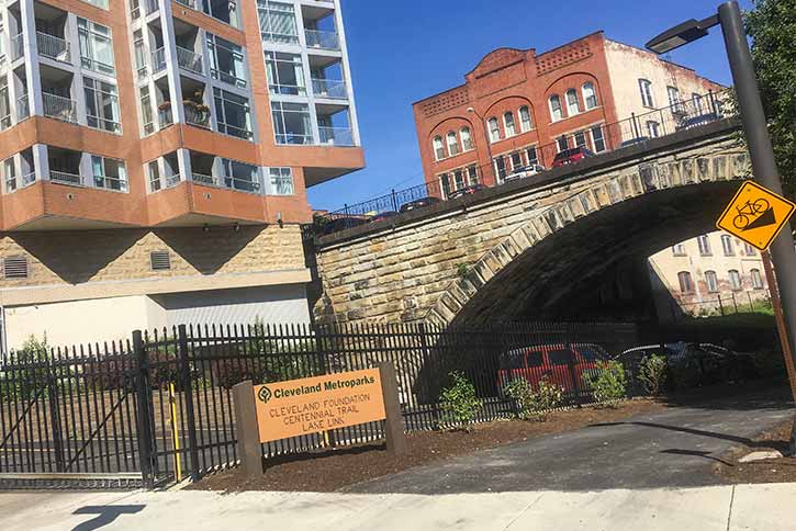 Lake Link Trail Phase II entrance