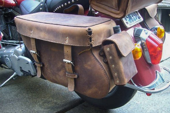 Custom crazy horse bertha bags