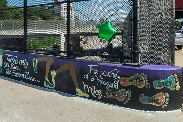 E. 22nd St. bridge - Bridge that Bridges project in the Campus District