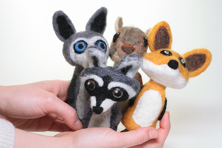 Ninna Nanna Woodland Critters at the ArtCraft Studio Show