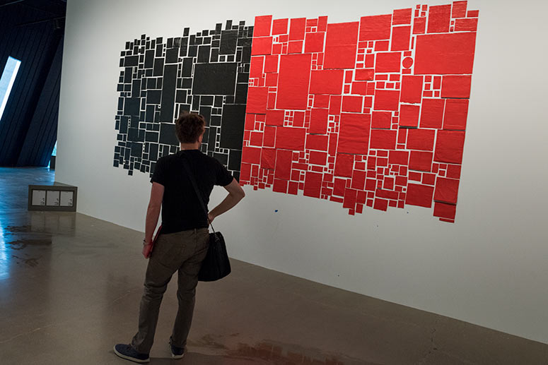 Exhibit by artist Abraham Cruz Villegas