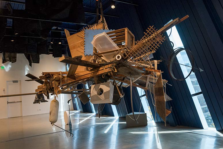 Exhibit by artist Abraham Cruzvillegas