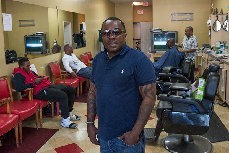 Ben Cooper, owner of El Dorado Barber Shop at Arbor Park Place