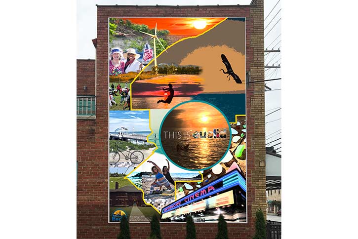 Beach Club Bistro Mural