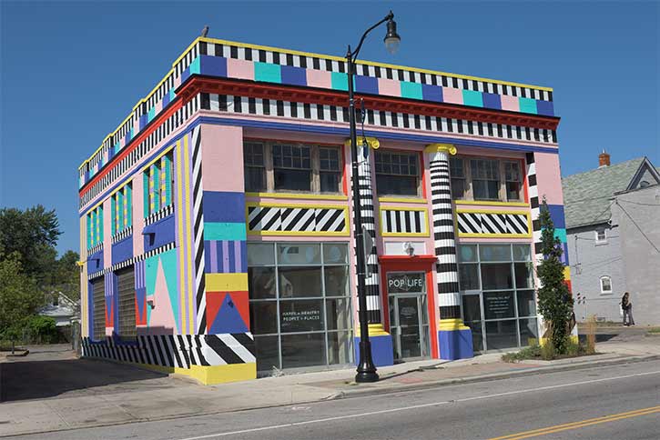 Pop Life building mural