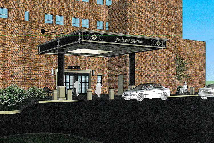 Rendering of the new Judson Manor theater area